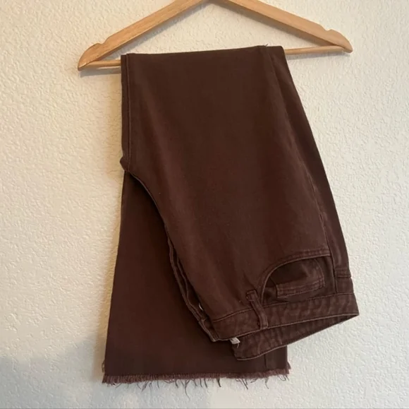 Princess Polly Denim Jeans Brown - Picture 5 of 6